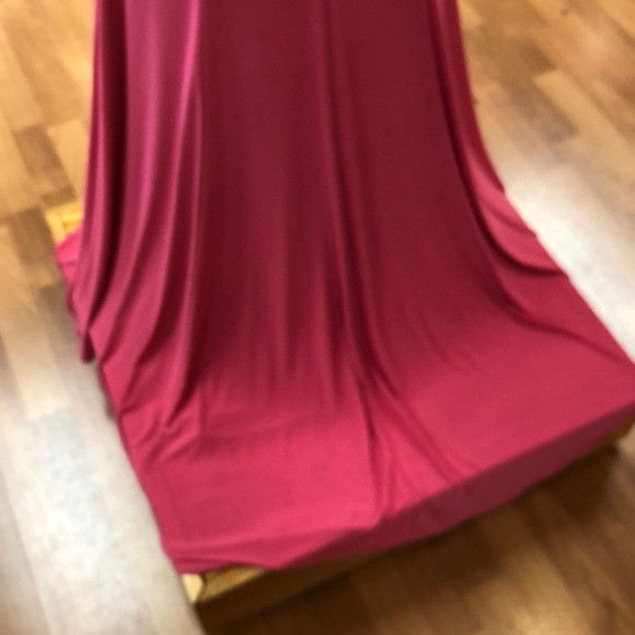 ✔️ Fuchsia prom dress with rhinestones - Picture 6 of 8
